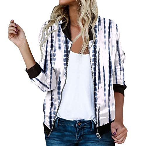 Bomberjacke Damen Blumenmuster Leichte Sommerjacke Frühlingsjacke Sommer Reißverschluss Kurz Pilotenjacke Blouson Jacke Dünne Langarm Übergangsjacke College Jacke Mädchen Fliegerjacke 96 Bomberjacke Damen Blumenmuster Leichte Sommerjacke Frühlingsjacke Sommer Reißverschluss Kurz Pilotenjacke Blouson Jacke Dünne Langarm Übergangsjacke College Jacke Mädchen Fliegerjacke 96 von Generisch
