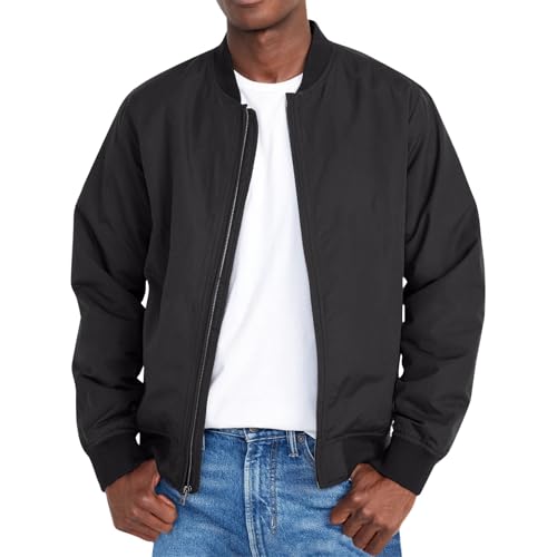 Bomberjacke Herren Blouson Jacke Übergangsjacke Leichte Fliegerjacke Herbst männer Freizeit Outdoor Dünne Jacken mit Taschen von Generisch