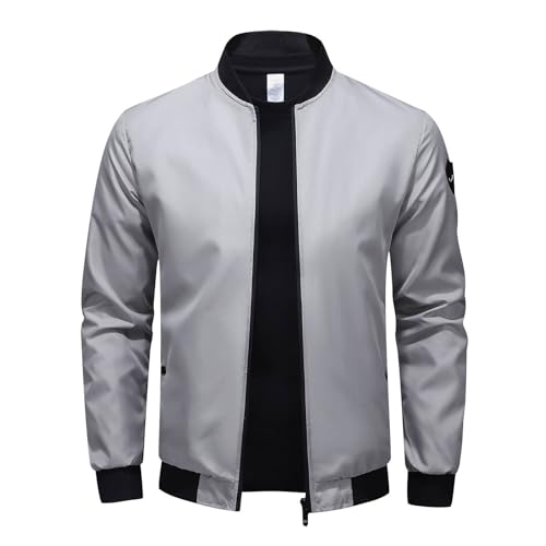 Bomberjacke Herren Herren-Jacken Frühlingsjacke College Jacke Frühling Trainingsjacke Leichte Steppjacke Übergangsjacke Fliegerjacke Schwarze Jacken Sommerjacke Dünne Full Metal Jacket Bomberjacke Herren Herren-Jacken Frühlingsjacke College Jacke Frühling Trainingsjacke Leichte Steppjacke Übergangsjacke Fliegerjacke Schwarze Jacken Sommerjacke Dünne Full Metal Jacket von Generisch