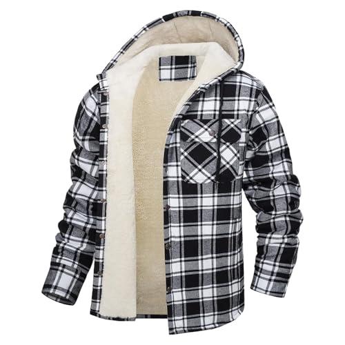 Bomberjacke Herren Lederjacke Winterjacke Outdoor Winddicht Parka Winter Mit Kapuze Herren-Wollpullover Bomberjacke Herren Lederjacke Winterjacke Outdoor Winddicht Parka Winter Mit Kapuze Herren-Wollpullover von Generisch