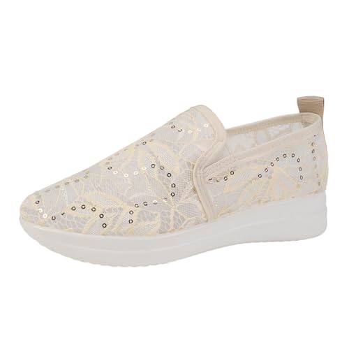 Bootsschuhe Damen Slip On Freizeitschuhe Damen Sommerschuhe Halbschuhe Walkingschuhe Loafer Schuhe Breite Füße Hausschuhe Wanderschuhe Hallenschuhe Flache Schuhe Mesh Atmungsaktiv Bequeme Leichte Bootsschuhe Damen Slip On Freizeitschuhe Damen Sommerschuhe Halbschuhe Walkingschuhe Loafer Schuhe Breite Füße Hausschuhe Wanderschuhe Hallenschuhe Flache Schuhe Mesh Atmungsaktiv Bequeme Leichte von Generisch