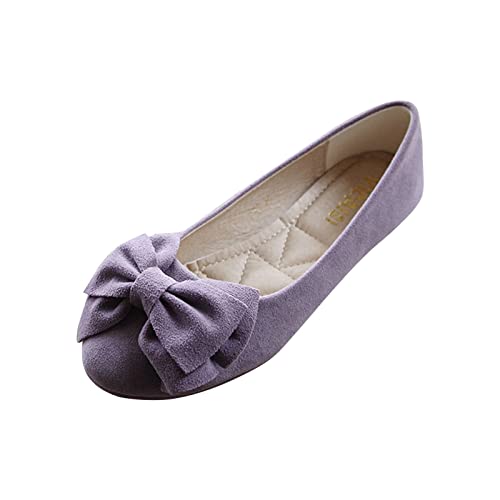Bow-Knot Ballerinas Damen Runder Zehenpartie Flache Schuhe Slip On Mokassins Wildleder Loafer Kleid Schuhe Tragen für die Arbeit Freizeitschuhe Einzelschuhe Damenschuhe Flachschuhe Schlupfschuhe Bow-Knot Ballerinas Damen Runder Zehenpartie Flache Schuhe Slip On Mokassins Wildleder Loafer Kleid Schuhe Tragen für die Arbeit Freizeitschuhe Einzelschuhe Damenschuhe Flachschuhe Schlupfschuhe von Generisch