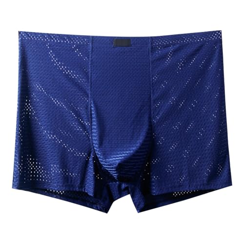 Boxershorts Herren Unterhosen Hipster Boxershorts Unterhosen Männer Männer in Boxershort Baumwolle Men Retroshorts Trunks Stretch Atmungsaktiv Unterwäsche Sport Boxershorts (Blau, XXXXXXXL) von Generisch