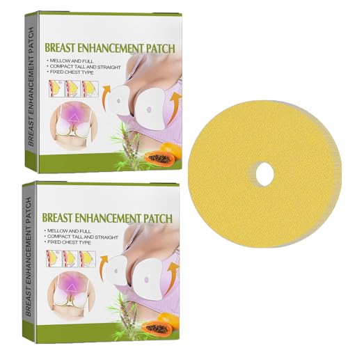 Breast Enhancement Patches,breast augmentation patches,Ginger Bust Enhancement Patch, Papaya Nutrition Bréast Enlargement Pátches,Promotes Firming Lifting (2, Box) von Generisch