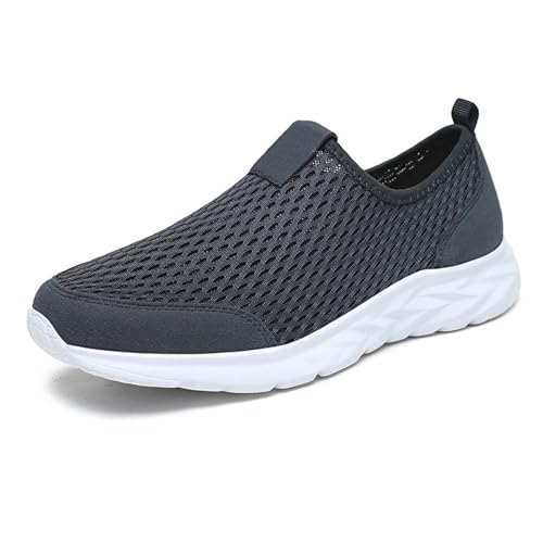 Breeze Schuhe Herren Schnürschuhe Atmungsaktive Mesh-Sneaker Netz-Sneaker für Business Freizeit Tennisschuhe Fitnessschuhe Modisch Trekkingschuhe Leichtgewichts Laufschuhe von Generisch