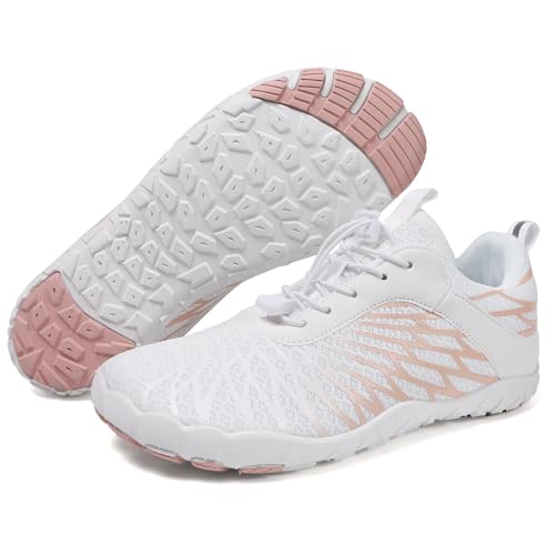 Breeze Schuhe Herren Sportschuhe Barfußschuhe Herren Wasserschuhe Traillaufschuhe Weich Leicht Strandschuhe Sommer Atmungsaktiv Fitnessschuhe Schnell Trocknend Breiter Zehenbox von Generisch
