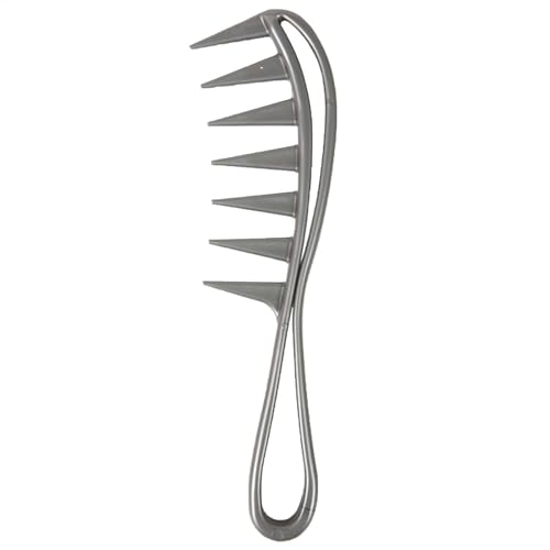 Breiter Zahnkamm für Locken – Professioneller Entwirrungskamm, kein Umgang mit Stylingkamm, Entwirrungswerkzeug, sanfter Kamm für Frauen mit lockigem Haar, Styling- und Shampoo-Kamm für Frauen von Generisch