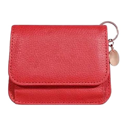 Brieftasche Münztasche - Frauen -Mini -Münzgrundstücksbrieftasche, PU Leder Reißverschluss Tragbares Geld Geldbeutel, Reißverschlusskartenhalter PU Leder - Handgefertigter Wechselhalterbeutel Für Kopf von Generisch