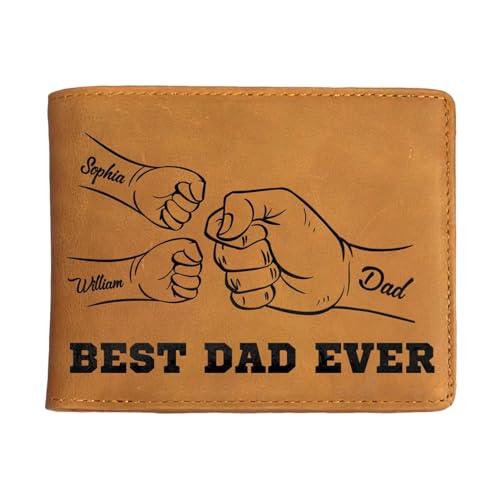 Brieftasche mit mehreren Steckplätzen für Herren, PU-Ledergeldbörse für Herren – beste Multi-Slot-Börse für Papa aller Zeiten | Geldbörse für Opa aus PU-Leder, Geldbörse für Karten kurze Stte für co von Generisch