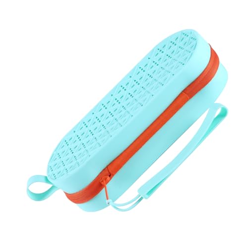 Brillen-Tragetasche – Silikon-Schutzhüllen | bunter Schwimmbrillenschutz | Sonnenbrillenhalter mit Ablaufloch | Schwimmzubehör für Männer und Frauen, lichtgrün, Refer to description, Uni von Generisch