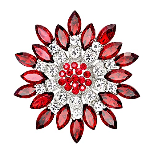 Brooch für Schal Damen Brosche Blumen Set Brosche Corsage Haltegriff Accessoires Pullover Clips Kleider Clips (A, One Size) von Generisch