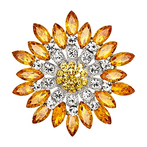 Brooch für Schal Damen Brosche Blumen Set Brosche Corsage Haltegriff Accessoires Pullover Clips Kleider Clips (B, One Size) von Generisch