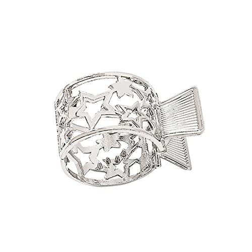 Brosche Pullover Schal Clips Metall-Haarspangen Rutschfeste hohe Pferdeschwanz-Haarklemmen für Frauen dünnere Haare mit starkem Halt Mode-Haarschmuck Molekül Schmuck (C, One Size) von Generisch