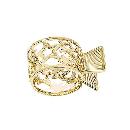 Brosche Pullover Schal Clips Metall-Haarspangen Rutschfeste hohe Pferdeschwanz-Haarklemmen für Frauen dünnere Haare mit starkem Halt Mode-Haarschmuck Molekül Schmuck (D, One Size) von Generisch