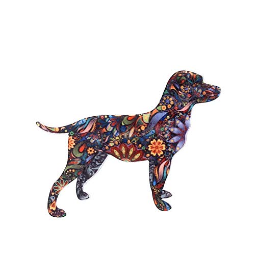 Brosche mit Kuh-Motiv, Acryl, für Kleidung, Schal, Dekoration, professionell von Generisch