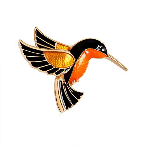 Broschen Retro Vogel Brosche Pin Kragen Emaille Abzeichen Frauen Jeans Hut Schal Kleidung Schmuck Haltbarkeit von Generisch