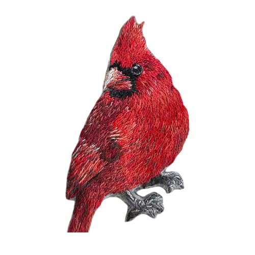 Broschen für Kleidung Vogel Brosche Pins Holz Broschen Rotkehlchen Vogel Holz Brosche Pin Tier Für Frauen Mädchen Cardigan Clips (C, 6cm) von Generisch