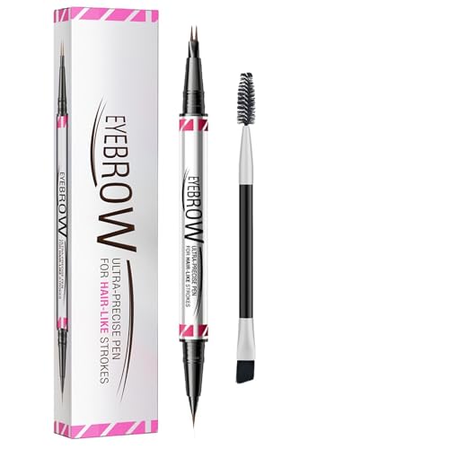 Brow Sculpting Pencil, 2-in-1 Eyebrow Pen, Eyebrow And Eyeliner Pencil, Double Head Eyebrow Tool, Eyebrow Pen For Women, Brow Pencil And Eyeliner Combo, Sculpting Eyebrow Pencil, Eyebrow Tool For von Generisch