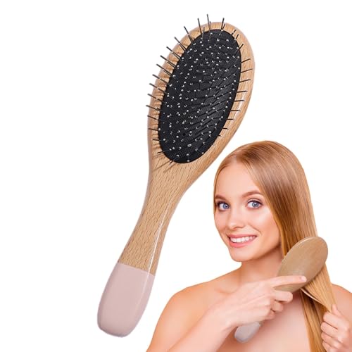 Brush - für Frauen | Pbi Haar für Frauen | Distangler Pinsel Knoten für Haare mit weichen Borsten | Knot Hair Kamm für Männer, Mädchen für Spitzer von Generisch
