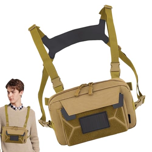 Brusttasche Für Männer,Sport-Weste Mit Stauraum | Multifunktionale Trinkflaschen-Weste Für Jagen Skifahren Reisen Sport Campen Radfahren Brusttasche Für Männer,Sport-Weste Mit Stauraum | Multifunktionale Trinkflaschen-Weste Für Jagen Skifahren Reisen Sport Campen Radfahren von Generisch