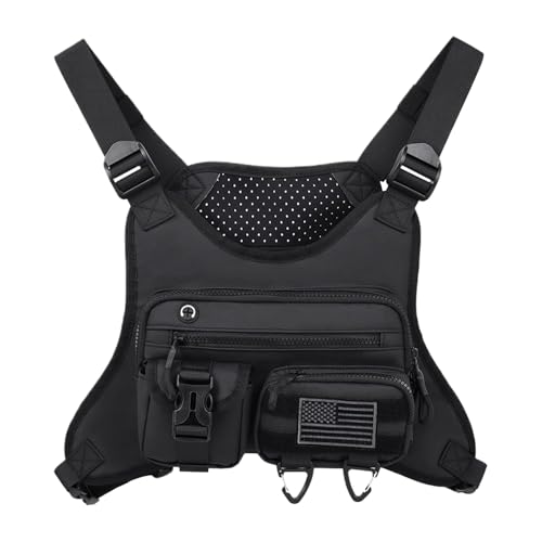 Brusttasche Für Männer | Sport Brusttasche Laufweste | Handyhalter Outdoor Ausrüstung Rucksack für Jagd Joggen Reisen Fitness Radfahren Training Wandern Läufer Frauen Männer von Generisch