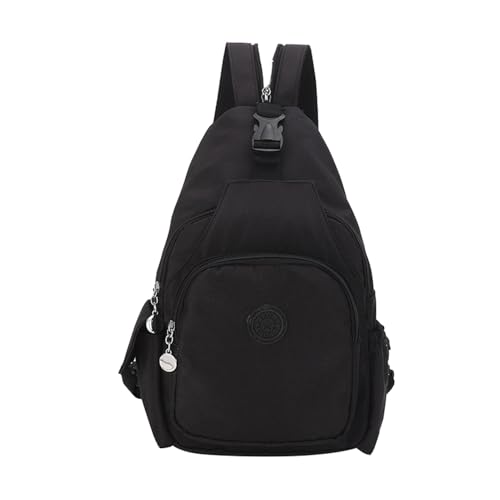 Brusttasche – leichte Schultertasche, Wanderrucksack mit großer Kapazität, wasserdicht, Outdoor-Sport, Abenteuer, Reisezubehör, mehrere Fächer, verstellbarer Sling Pack mit Taschen, Schwarz , Refer to Brusttasche – leichte Schultertasche, Wanderrucksack mit großer Kapazität, wasserdicht, Outdoor-Sport, Abenteuer, Reisezubehör, mehrere Fächer, verstellbarer Sling Pack mit Taschen, Schwarz , Refer to von Generisch