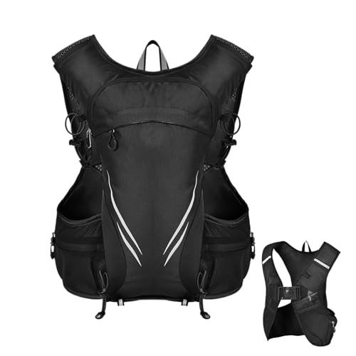 Brustweste für Herren, Motorrad-Brusttasche | Tragbare Fitness-Weste-Tasche - Leichte Laufweste, praktische Herren-Brusttasche mit zusätzlichem Stauraum für das Training Brustweste für Herren, Motorrad-Brusttasche | Tragbare Fitness-Weste-Tasche - Leichte Laufweste, praktische Herren-Brusttasche mit zusätzlichem Stauraum für das Training von Generisch