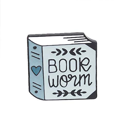 Buch Wurm Emaille Broschen Label Pin Abzeichen Jacke Hemden Tasche Dekor tragbar und nützlich Buch Wurm Emaille Broschen Label Pin Abzeichen Jacke Hemden Tasche Dekor tragbar und nützlich von Generisch