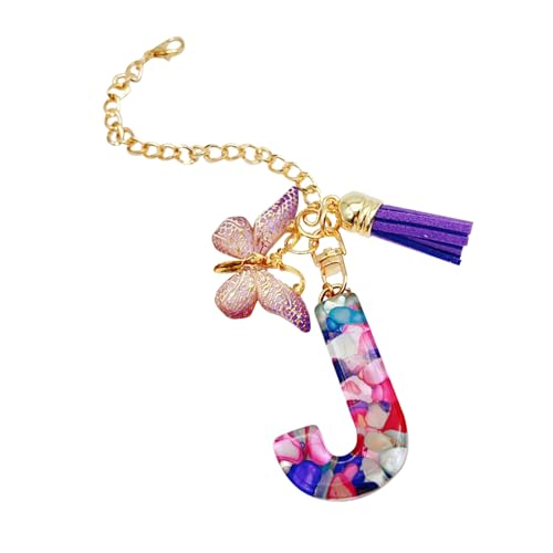 Buchstaben-Becher-Ketten, Buchstaben-Wasserflaschen-Anhänger mit Schmetterling und Quaste, niedlicher trendiger Rucksack-Anhänger, Tassen-Initial-Schlüsselanhänger, Wasserflaschen-Schmuck für Frauen Buchstaben-Becher-Ketten, Buchstaben-Wasserflaschen-Anhänger mit Schmetterling und Quaste, niedlicher trendiger Rucksack-Anhänger, Tassen-Initial-Schlüsselanhänger, Wasserflaschen-Schmuck für Frauen von Generisch