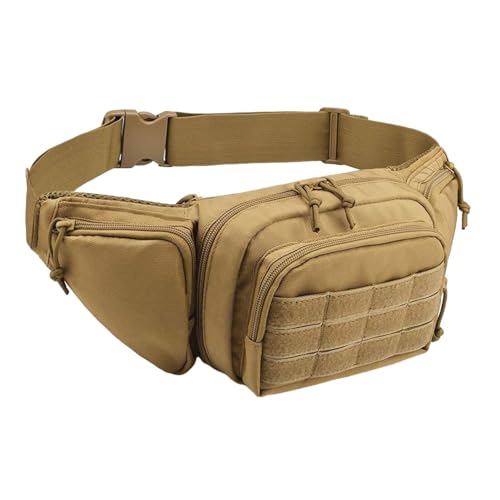 Bumbags Waist Fanny Pack - Damen Fashion Bauchtasche | Multifunktionale Hüfttasche | Sport Hüfttasche für Outdoor Radfahren, Laufen, Wandern und Joggen (Mehrfarbig), khaki, Refer to description, von Generisch
