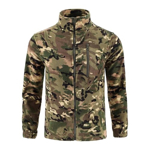 Bundeswehr Jacke Camouflage Jagd Tactical Flecktarn Military Multicam Paintball Hunt Jagdjacke Winter Thermo Wetterfeste Reißverschluss Tactical Jacke L von Generisch