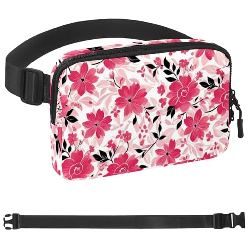 Bunte Cartoon-Kätzchen-Umhängetasche für Damen und Herren, Gürteltasche für Reisen, Freizeit, Wandern, Radfahren, Mehrfarbig 04, 1.5x9.0x5.9in/4x23x15cm von Generisch