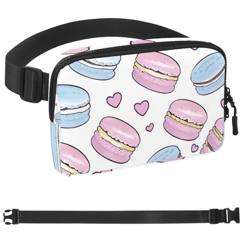 Bunte Dessert Art-683 Gürteltasche für Damen und Herren, Gürteltasche mit verstellbarem Riemen, modische Umhängetasche für Reisen, Outdoor, Laufen, Wandern, Mehrfarbig 03, 1.5x9.0x5.9in/4x23x15cm von Generisch