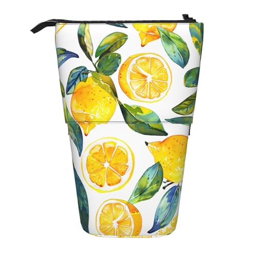 Buntes Federmäppchen, Stand-Federmäppchen, Sommerfrucht, Stifteetui, Teleskop-Bleistifttasche, Pop-Up-Kosmetiktasche, Schreibwaren-Organizer für Schule, Büro, Reisen von Generisch