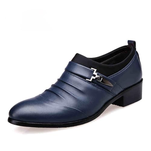 Business Schuhe Herren Lederschuhe Schwarze Sneakers Herren-Schuhe Anzugschuhe Sommer Chelsea Boots Elegant 46 Halbschuhe Hochzeitsschuhe Tanzschuhe Freizeitschuhe Herrenschuhe Schwarz Sneaker von Generisch