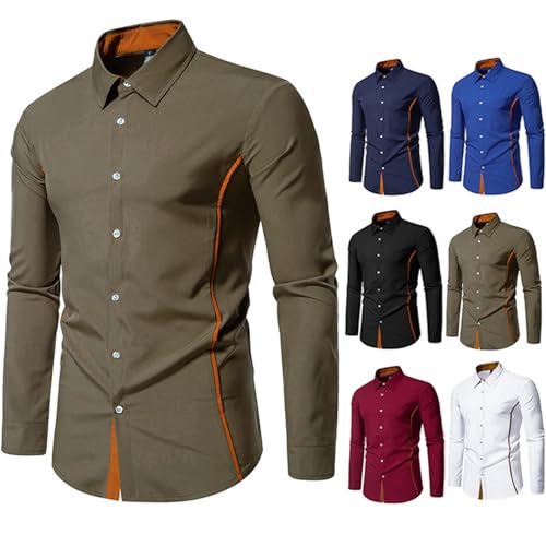 Businesshemden für Herren: Langarmhemd Shirt Freizeithemd Loose Fit Freizeithemd Hemdjacke Langarmshirts Shirt Hemden Langarmhemd Hemd Top Hawaiihemd für Männer Herren Businesshemden für Herren: Langarmhemd Shirt Freizeithemd Loose Fit Freizeithemd Hemdjacke Langarmshirts Shirt Hemden Langarmhemd Hemd Top Hawaiihemd für Männer Herren von Generisch