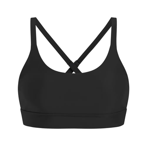 Bustier Bikini Oberteil Damen Einzeln Bikinioberteile für Damen Crisscross Verstellbar Bikinis Padded U Ausschnitt Sportlich Bademode Racerback Swim Top für Workout Schwimmen Swimsuit Shirt Bustier Bikini Oberteil Damen Einzeln Bikinioberteile für Damen Crisscross Verstellbar Bikinis Padded U Ausschnitt Sportlich Bademode Racerback Swim Top für Workout Schwimmen Swimsuit Shirt von Generisch
