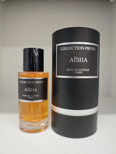 COLLECTION PRIVÉE EDITION INTENSE - Aisha Unisex Aysha Parfüm 50ml – Aycha Orientalischer Duft mit Zitrone, Vanille, Patchouli & Bernstein Eau de Parfum Unisex Intensiv luxuriös Made in France von Generisch