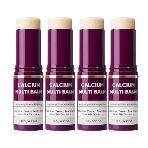 Calcium Multi Balm, Anti-Aging & Firming Korean Skincare Stick, Volumen-Faltenkernstift, Koreanischer Anti-Aging-Kollagen-Feuchtigkeitsstift, für Augen, Hals, Gesicht Männer und Frauen von Generisch