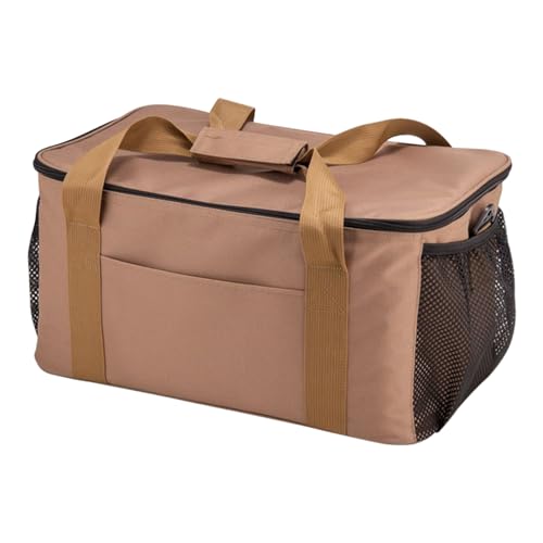 Camping Organizer Tasche | Gepolsterte Kochertasche Für Wanderungen,23 Liter Aufbewahrungstasche Für Kochgeschirr Reisen Wohnheim Schlafzimmer Küche Camping Fitnessstudio Wohnung Outdoor von Generisch