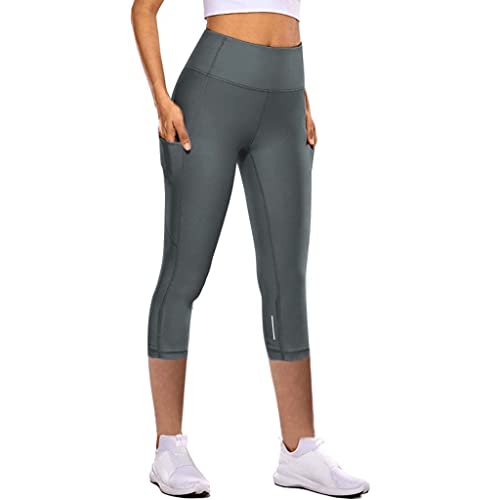 Capri Leggings Damen 3/4 Caprihose High Waist Schwarz Sport Leggins Mit Taschen Elastische Blickdicht Yogahose Sporthose Laufhose Sommer Große Größen Leggings Damen Sporthose 3/4 Atmungsaktiv Capri Leggings Damen 3/4 Caprihose High Waist Schwarz Sport Leggins Mit Taschen Elastische Blickdicht Yogahose Sporthose Laufhose Sommer Große Größen Leggings Damen Sporthose 3/4 Atmungsaktiv von Generisch