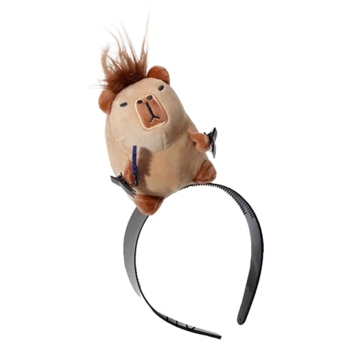 Capybara Hair Band - Animal Stirnband | Niedliche Plüschhaar -Reifen | Non -Slip Face -Waschstirnband | Funny Capybara Style Head Wrap für Hautpflege Make -up Spa Bad | Bequemes Haarzubehör Capybara Hair Band - Animal Stirnband | Niedliche Plüschhaar -Reifen | Non -Slip Face -Waschstirnband | Funny Capybara Style Head Wrap für Hautpflege Make -up Spa Bad | Bequemes Haarzubehör von Generisch