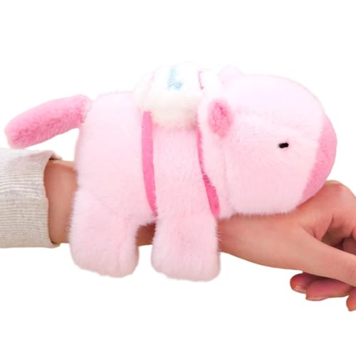Capybara Kuschelarmbänder,Kuscheltier Capybara Zum Umarmen Schnapparmbänder | Weiches Tierarmband Für Mädchen Kinder Jugendliche Erwachsene Und Familie von Generisch