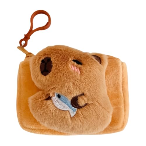 Capybara Plüsch-Geldbörse | Entzückende Capybara-Geldbörse | Capybara Stofftier-Geldbörse | Tier-Plüsch-Münztasche | Capybara Münzbörse Multifunktional & Vielseitig Baumwolle Samt für Ihre Liebsten, Capybara Plüsch-Geldbörse | Entzückende Capybara-Geldbörse | Capybara Stofftier-Geldbörse | Tier-Plüsch-Münztasche | Capybara Münzbörse Multifunktional & Vielseitig Baumwolle Samt für Ihre Liebsten, von Generisch