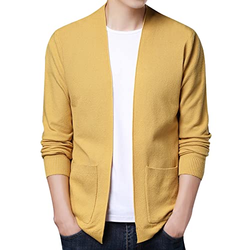 Cardigan Herren Leicht - Strickjacke Herren Dünn Freizeit Strickjacken Mit Taschen Weich Bequem Strickmanteil Warme Herbstmantel Modern Fashion Strickpullover Alltag Feinstrick Oberteil Wintermantel Cardigan Herren Leicht - Strickjacke Herren Dünn Freizeit Strickjacken Mit Taschen Weich Bequem Strickmanteil Warme Herbstmantel Modern Fashion Strickpullover Alltag Feinstrick Oberteil Wintermantel von Generisch