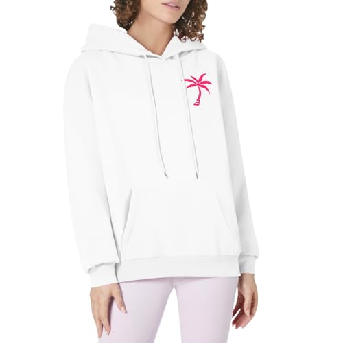 Cardigan Teenager Hoodies für Frauen und Mädchen, süße grafische Sweatshirts, Y2K-Tops mit 2025 Sweater Damen Ohne (White, XL) von Generisch