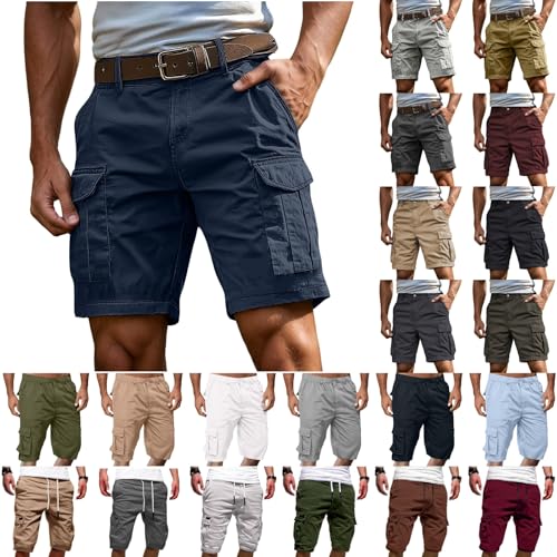 Cargo Shorts Herren Kurze Hosen Cargoshorts Männer mit Reißverschluss und Knopf Leicht Bermuda Shorts Klassische Geschnittene Kurze Hose 3/4 Schwarz Wanderhose Outdoor Hosen Cargo Shorts Herren Kurze Hosen Cargoshorts Männer mit Reißverschluss und Knopf Leicht Bermuda Shorts Klassische Geschnittene Kurze Hose 3/4 Schwarz Wanderhose Outdoor Hosen von Generisch