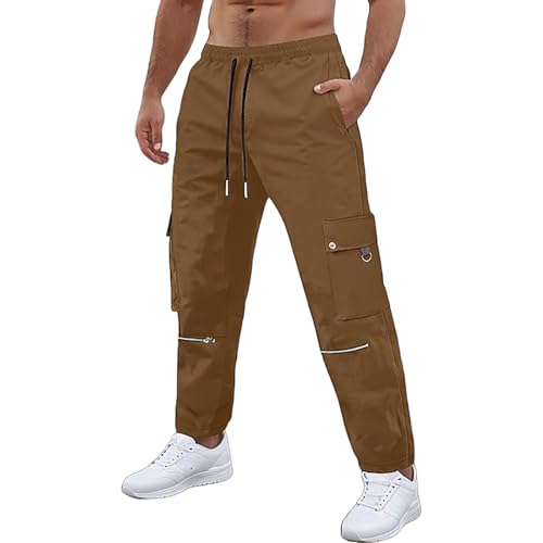 Cargohose Herren Basketball Freizeit Traininghose Sich wärmen Sporthose Baggy Atmungsaktiv Sweatpants Leichte Bequem Jogginghose Lang Elastisch Sweathose Mit Kordelzug und Mehrfachtasche Cargohose Herren Basketball Freizeit Traininghose Sich wärmen Sporthose Baggy Atmungsaktiv Sweatpants Leichte Bequem Jogginghose Lang Elastisch Sweathose Mit Kordelzug und Mehrfachtasche von Generisch