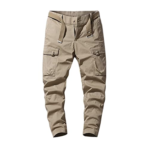 Cargohose Herren Chino Cargo Hose Jogginghose Herren Jogginghosen Sporthose Casual Freizeithose winter arbeitshose herren cargohose stretch herren 5xl übergröße chino schwarz herren slim fit von Generisch