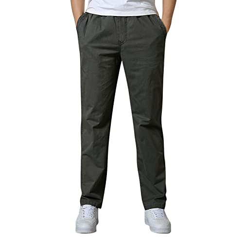 Cargohose Herren Hosen Stretch Mit Mehreren ReißVerschluss Taschen LäSsig Freizeit Arbeitsshort Chino Cargohose Herren Cargo Pants Men 4XL Stretch Trousers Men Cargo Herren Schwarz von Generisch